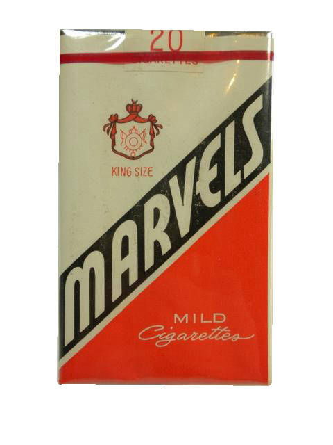 Ancien paquet de cigarettes MARVELS