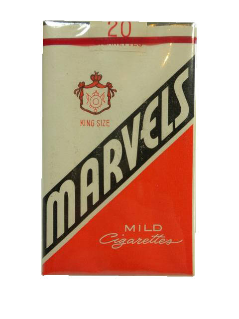 Ancien paquet de cigarettes MARVELS