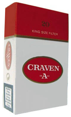 Paquet de cigarettes Craven A